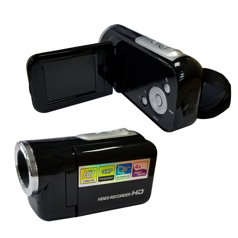 2 tommers digitalt videokamera kamera bærbar videoopptaker 4x digital zoomskjerm 16 millioner hjemme utendørs videoopptaker hjemmebruk