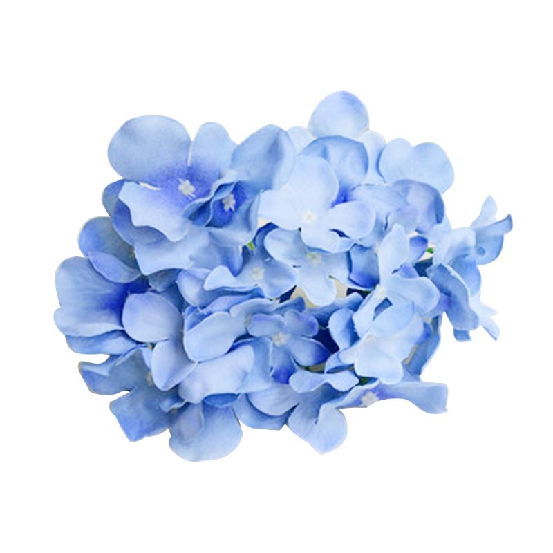 1pc 15cm- blomster hortensiahoveder og 12cm / 25cm / 33cm plaststængler til diy buket hjemmelavet bryllupsfest dekoration: No.sb