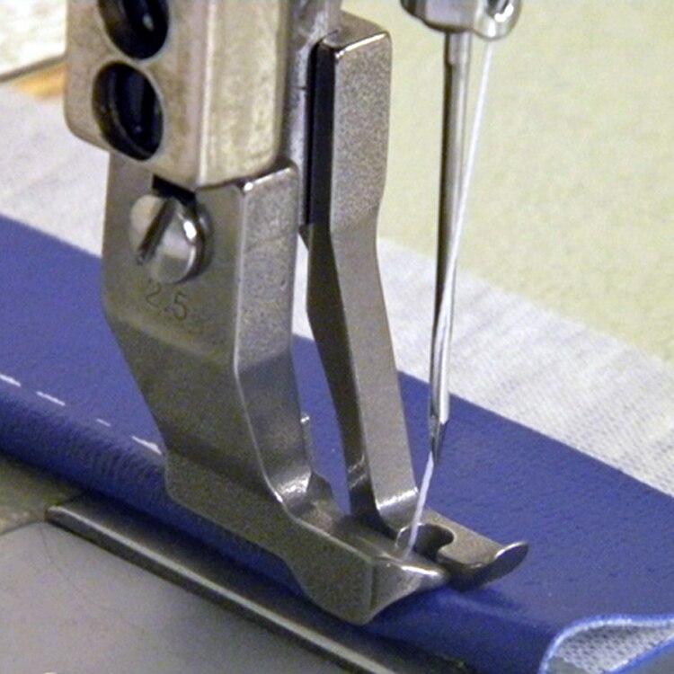 Industrial Walking Foot Sewing Machine Parts, Welting Presser Foot, 2.5mm/4mm/5.5mm, All Steel Inner And Outer Presser Foot