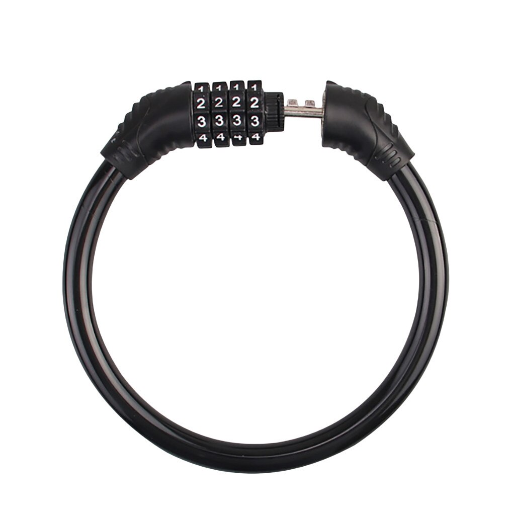 Bike Lock Cable Locks for Bicycle Heavy Duty Combination Chain Padlock Security Digital Equipment Anti-theft Lock#40