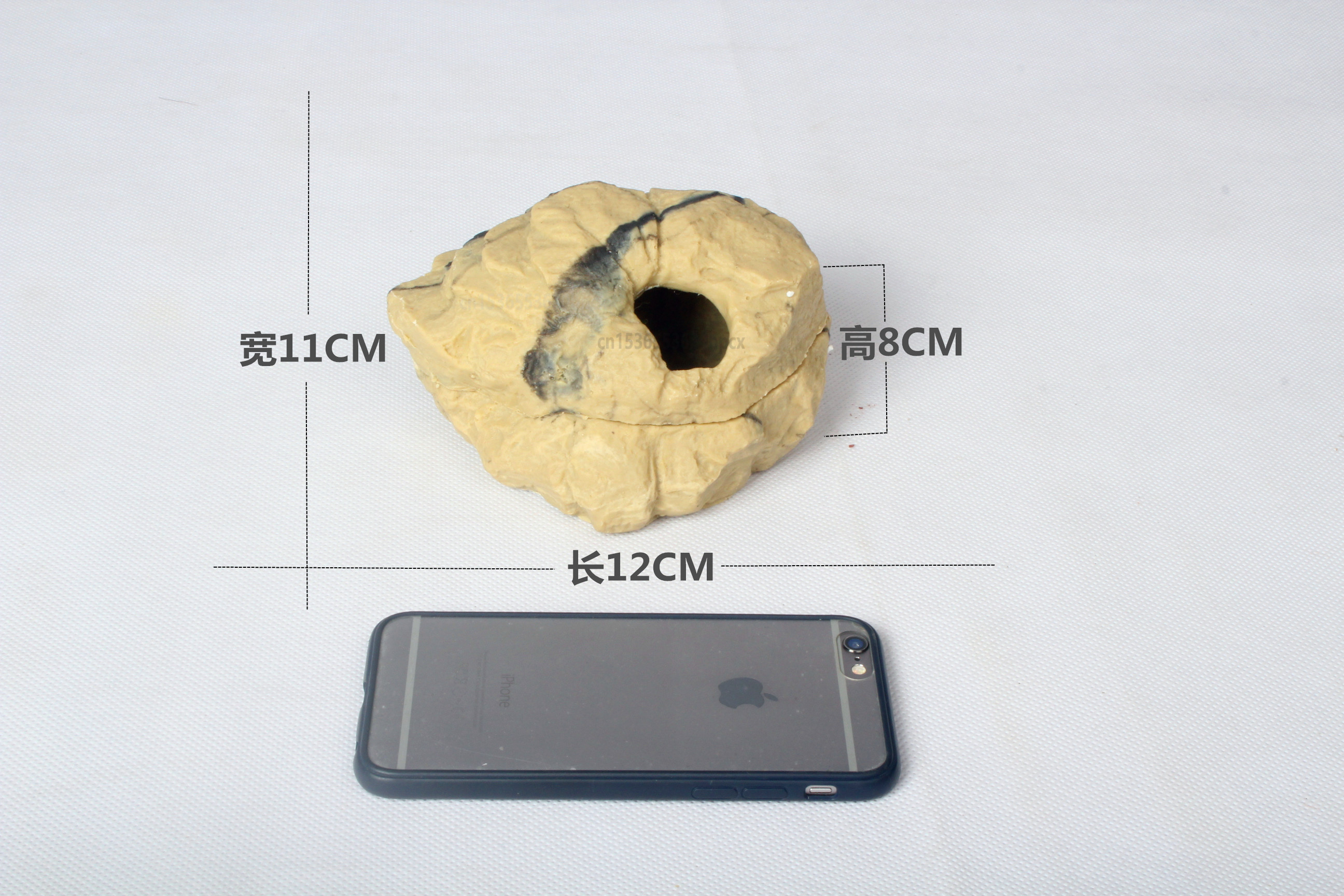 Simulation Rock Reptile Den Corn Snake Den Pet Python Hole Reptile Avoiding Cave Pet Supplies: S