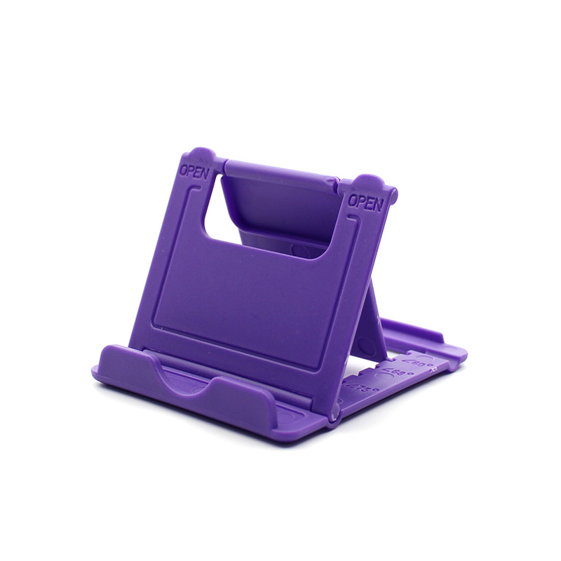 Uchwyt na telefon stojak na biurko do telefonu komórkowego uchwyt na telefon Xsmax Huawei P30 plastikowy składany uchwyt na biurko Smartphone: B-purple