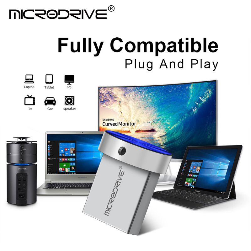 Mini unidade flash usb 4gb 8gb 16gb prata usb 2.0 metal pendrive 128gb 64gb 32gb usb memória vara chaveiro pen drive presente gratuito