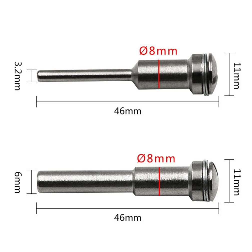 High Speed Steel Cutting Blade Connecting Rod Electric Grinder Saw Blade High Speed Steel Saw Blade Clamping Rod 3.2/6Mm