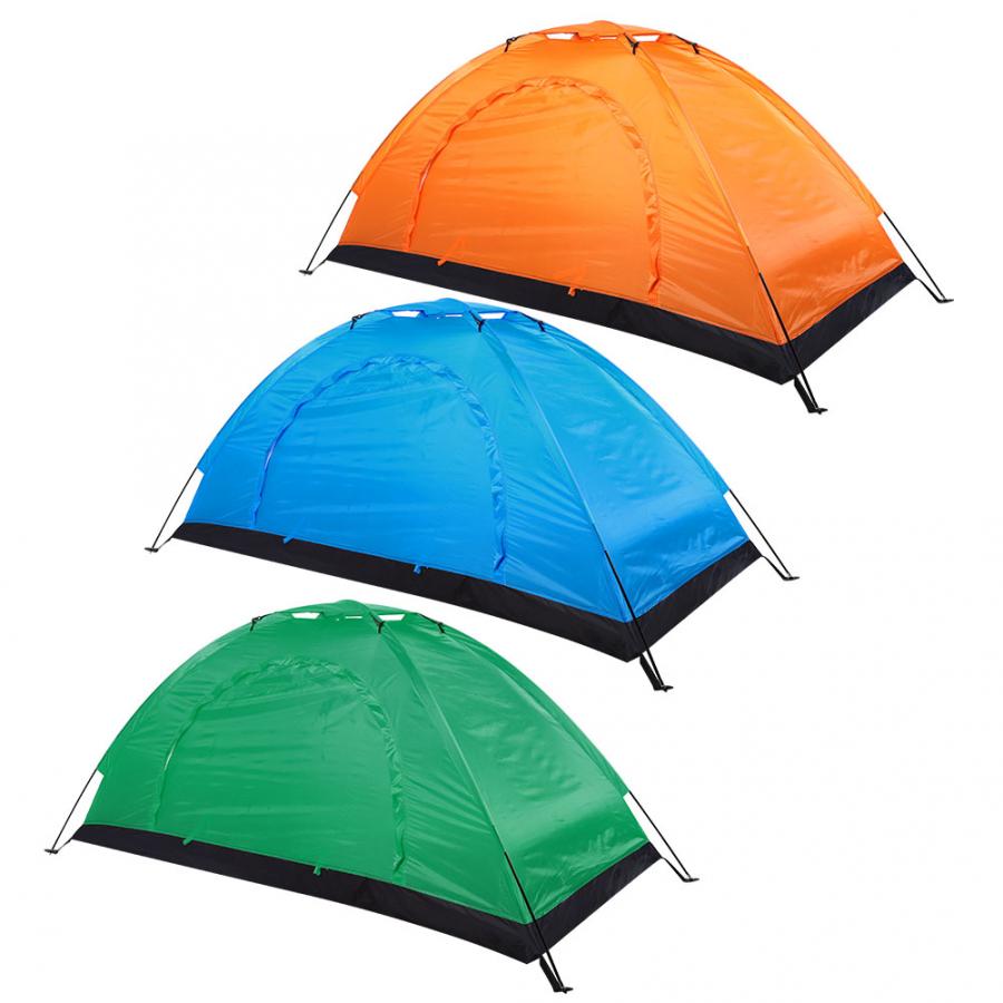 Waterproof Camping Tent Single Layer Single Person Tent Summer Beach Sunshade Tent Shelter Outdoor Camping Hiking Accessory