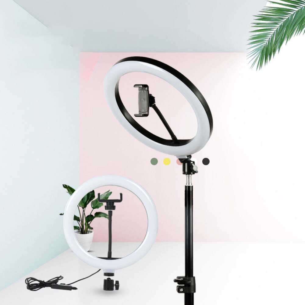 10Inch 26Cm Lightdow Grote/Kleine Dimbare Led Studio Camera Ring Licht Telefoon Video Light Lamp Met Statieven ring Tafel Licht Invullen