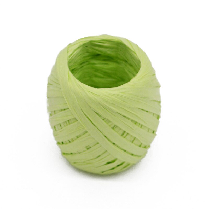 20M Papier Touw Raffia Lint Natuurlijke Kant Touw Geschenkdoos Wikkelen DIY Scrapbooking Ambachten Bruiloft Verjaardag Xmas Party Decoratie