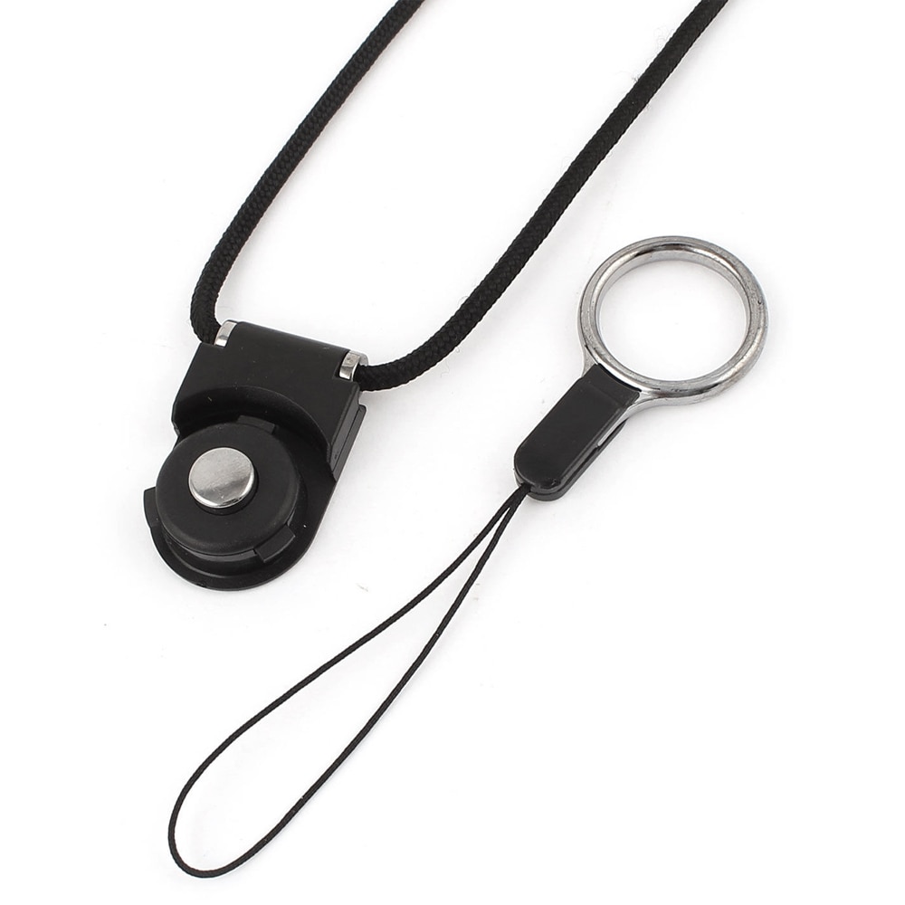 Draagbare Beschermen Case + Zwart Afneembare Ring Nekband voor GPS Garmin GPSMap 62 64 62st 64st Astro 320 220 accessoires