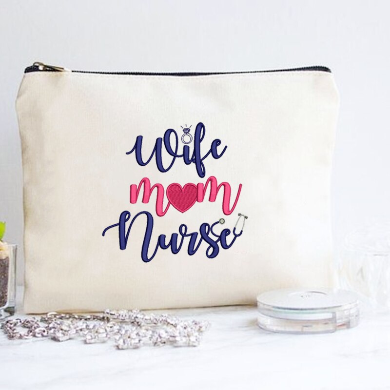 machen-hoch Tasche Druck ICH Behälter Mama und Krankenschwester Kosmetik Taschen Organizer Tasche Frauen Multifunktions Schönheit Taschen Reise Toiletten Veranstalter