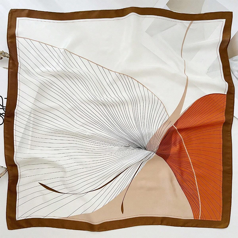 Luxe Sjaal Vrouwen 70*70Cm Satijn Zijde Gevoel Vierkant Haar Wikkelen Foulard Satijnen Sjaal Big Size Hoofd Bandana hijab Zakdoek