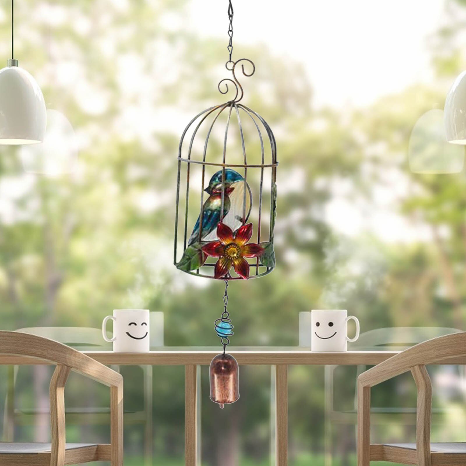 40 # Handwerk Hanger 3d Stereo Wind Chime Glas Bal Dier Modellering Hanger Creatieve Tuin Hanger Tuin Decoratie