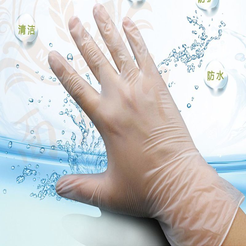 disposable vinyl exam gloves S M L three size selection 20 PCS