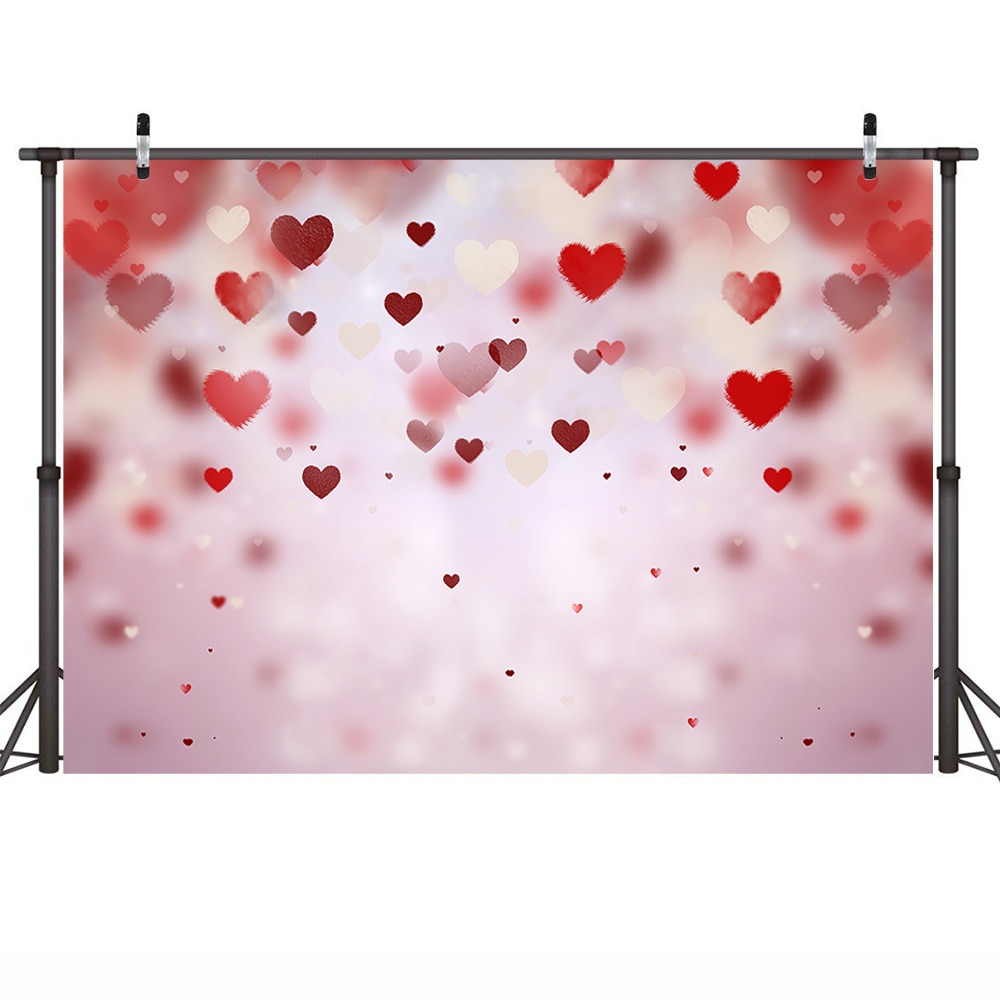 HUAYI Photography Backdrop Newborns Baby Child Photo Booth Background Valentine Love Studio Birthday Photo Backdrop D-4908