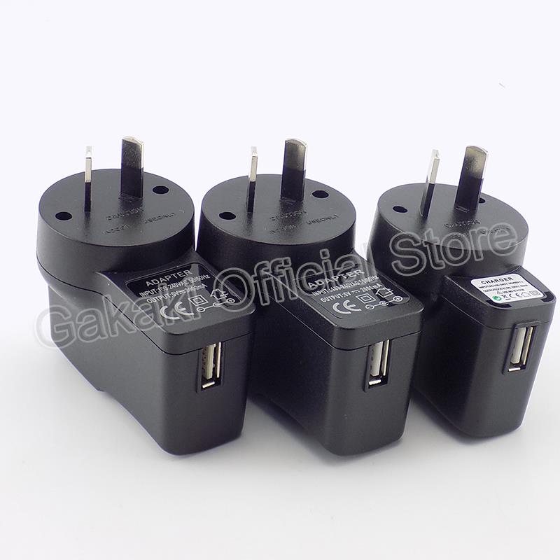 Australia AU Plug Adapter 5V 1A 2A 3A USB Wall Charger Power Supply Travel AC Adapter Charging Universal