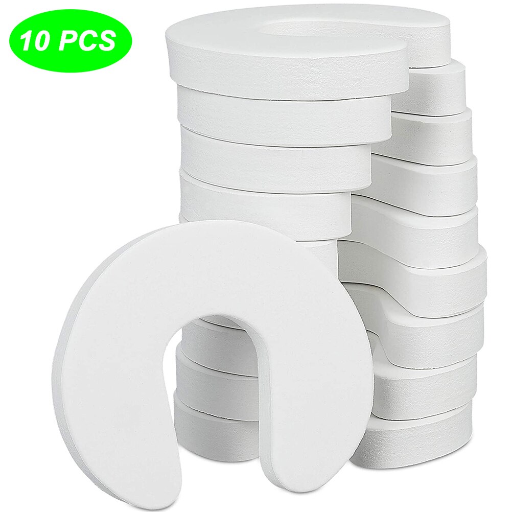 10Pcs Baby Deur Stoppen Kind Veiligheid Beschermers Schuim Deur Stop Deur Protectors Plug Anti-Lock Beveiliging Creatieve Wind-Proof #35: Default Title