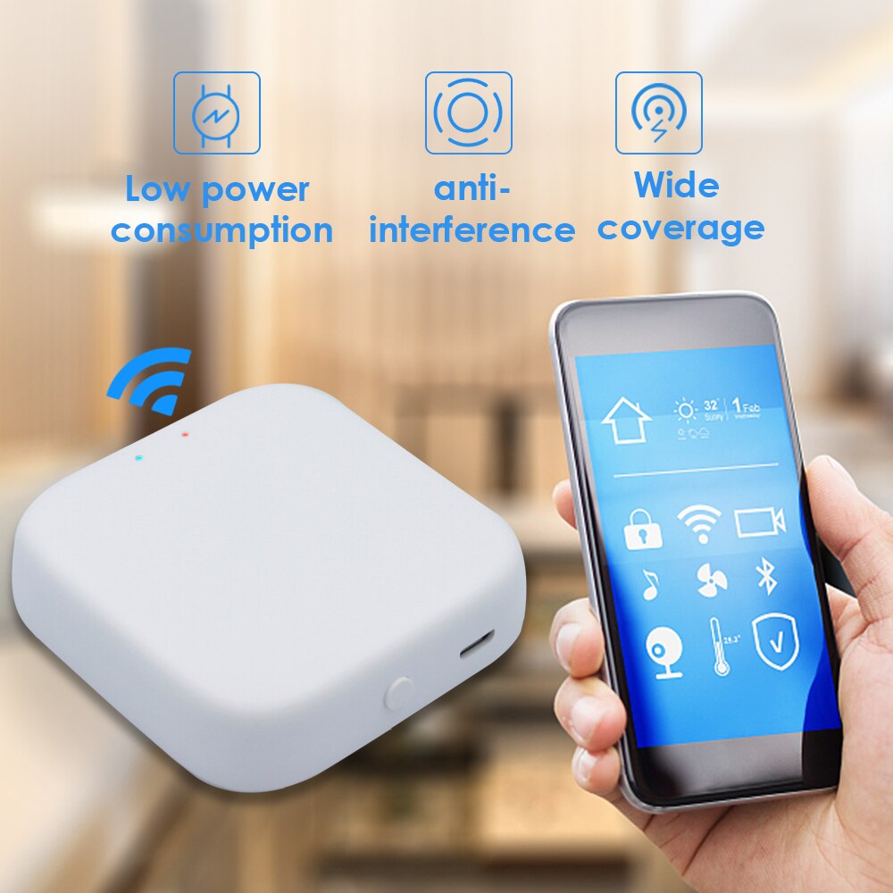 Tuya Smart Zigbee Bridge Wireless Gateway 2.4G Wifi bluetooth MESH Gateway SIG bluetooth Gateway System Alexa Google Home
