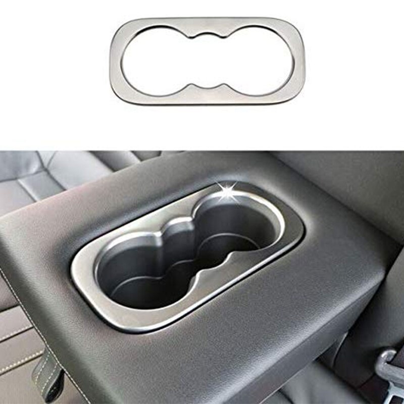 Auto accessoire Chrome mat arrière Central eau support de verre cadre garniture pour Renault Koleos / ABS