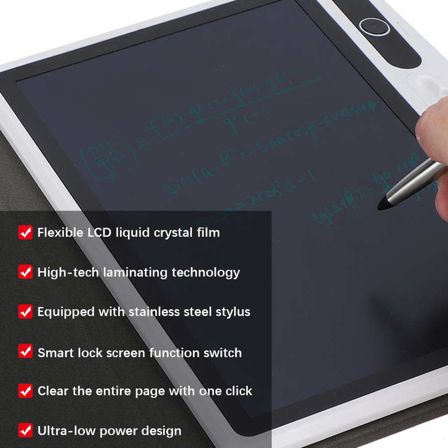 LCD Handwriting Board Electronic Writing Tablet Small Blackboard Children\'s Hand Drawing Writing Board Smart screen lock