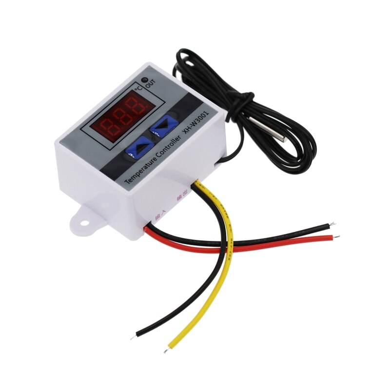 Digital Temperature Controller Display Thermostat Control Switch And Thermistor Sensors Temperature Probe: Dark Khaki
