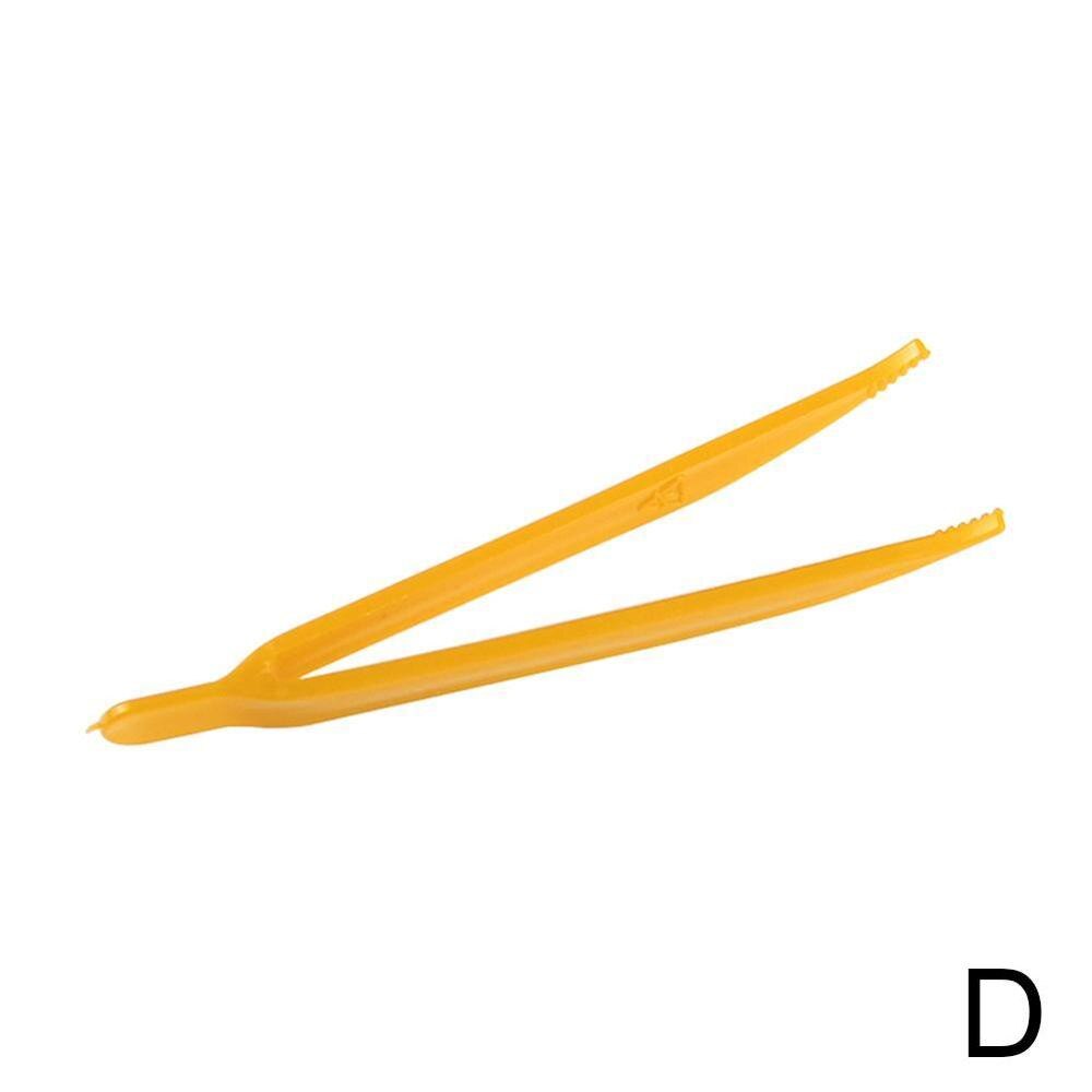 Wegwerp plastic pincet voor schoonheidsproducten om valse wimpers te plakken witte elleboogpincet pincet doe-het-zelf pincet voor kinderen: D