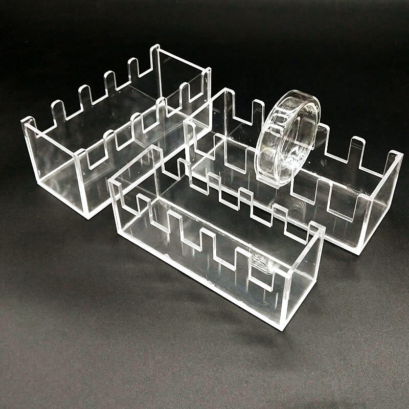 1pc Plexiglas petrischale stehen 5/10 positionen Gestell geeignet für durchmesser 60/75/90/100/120/150mm labor Runde petrischalen