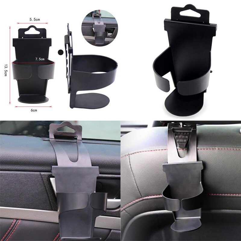 Black Universal Vehicle Car Truck Door Mount Drink Bottle Cup Holder Stand Car Interior Accessories