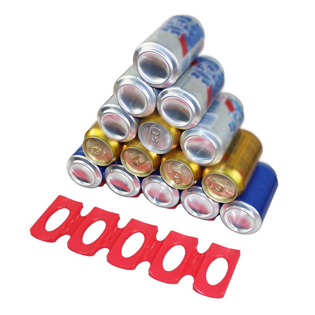 Bier Kan Anti-Slip Houder Siliconen Stacker Blikjes Koelkast Mat Dranken Rek Stapelen Tool Organizer Wijn Fles Houder