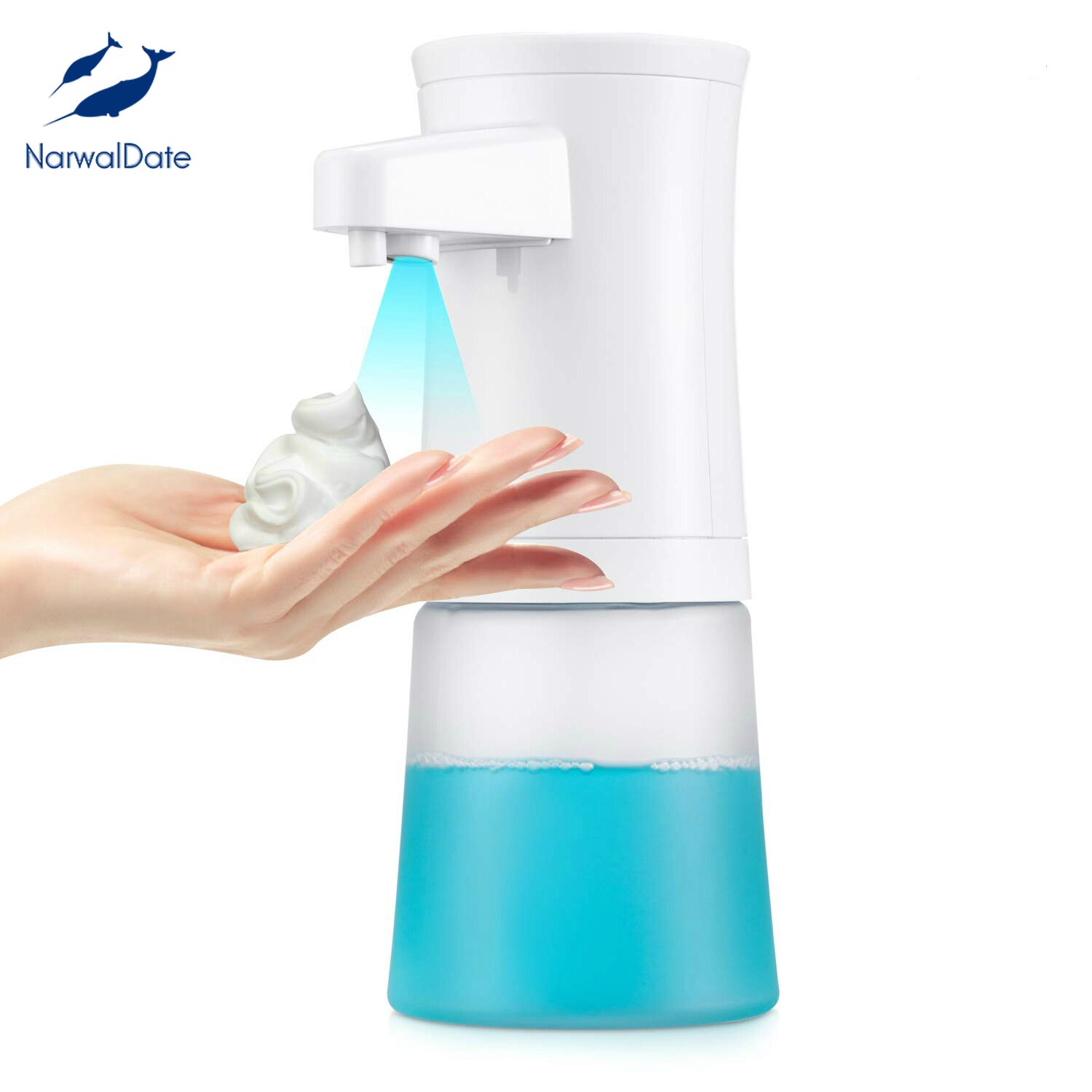 Advanced Foaming Soap Dispenser Automatic ABS Kitchen Dispenser Translucent Hand Wash Liquid Shampoo Foam Pump Infrared Sens