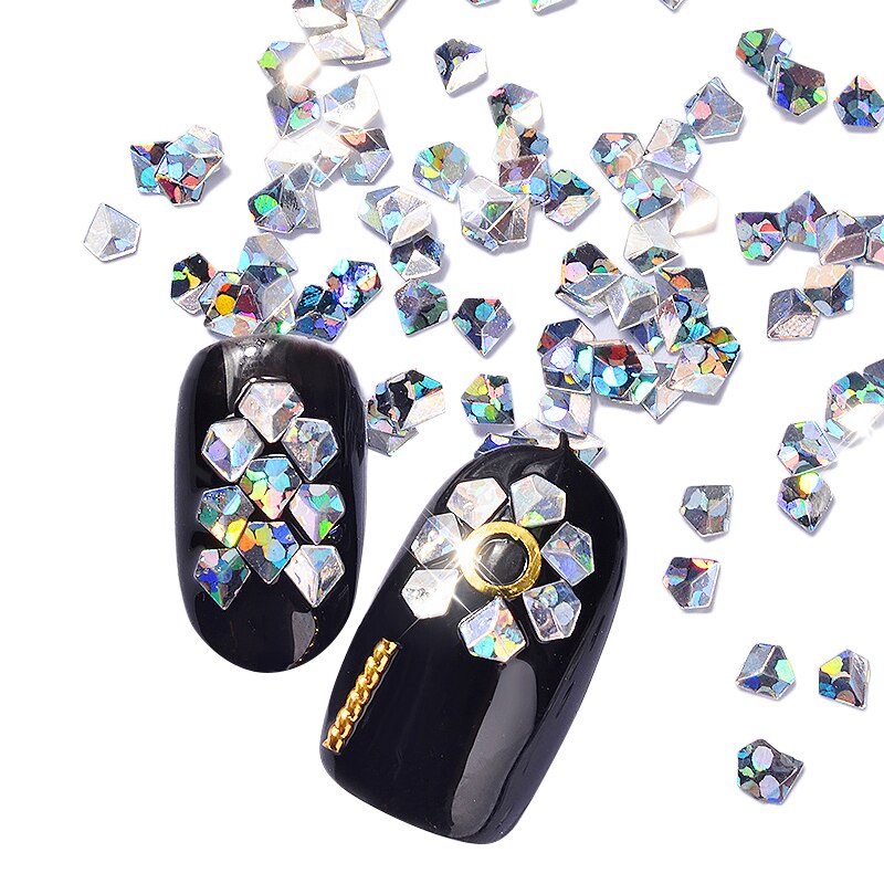 12 Kleuren Acryl Nagels Steentjes Nail Art Decoratie Stones Shiny Gems Manicure Accessoires Nail Art Decoratie Diy Tool