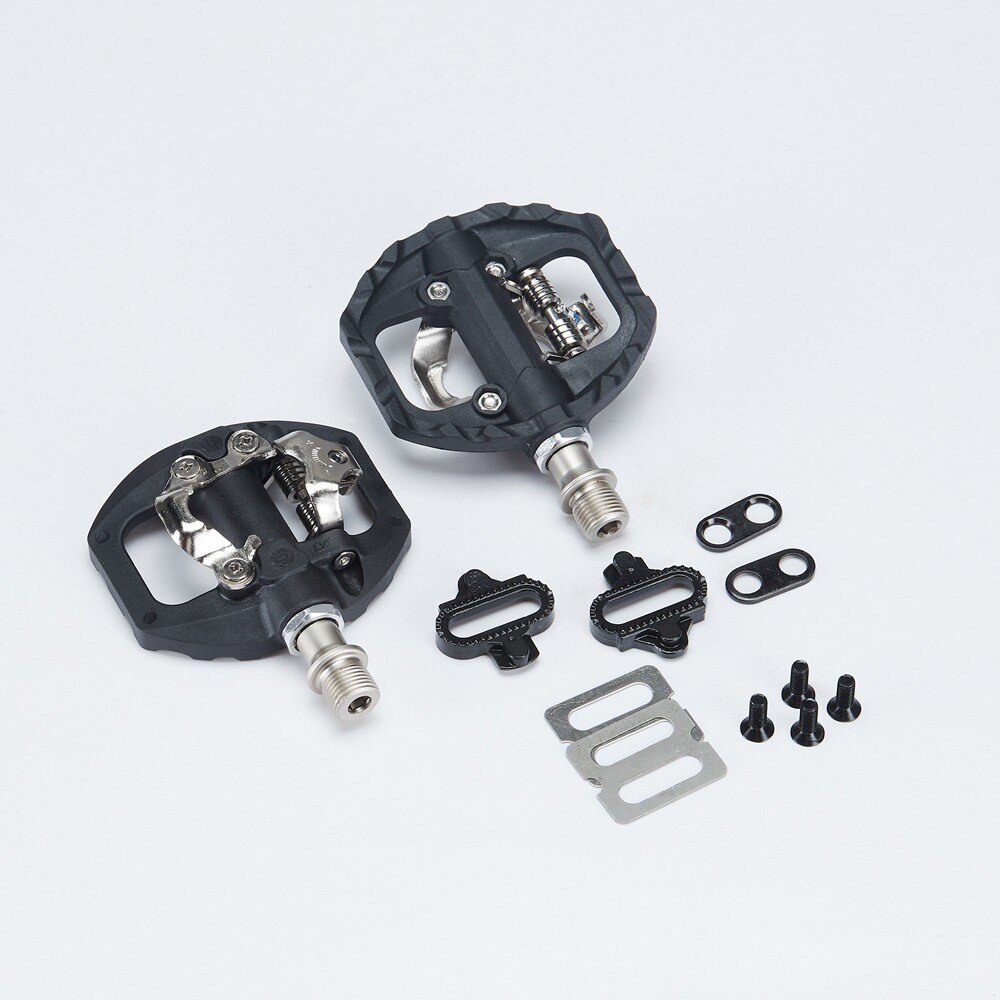 RACEWORKS SPD-A530 Mountainbike klick Pedale Selbst-Verriegelung flache Dual zweck Plattform Adapter Pedal für Shimano Spd System: Ursprünglich Titel