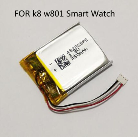 Neue hohe kapazität Lithium-Polymer-batterie für k8 w801 Clever Uhr telefon uhr Smartwatch armbanduhr