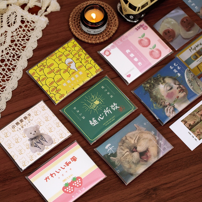 20set/lot Kawaii Stationery Stickers ins fresh and cute Diary Planner Decorative Mobile Stickers Scrapbooking DIY Craft Stickers