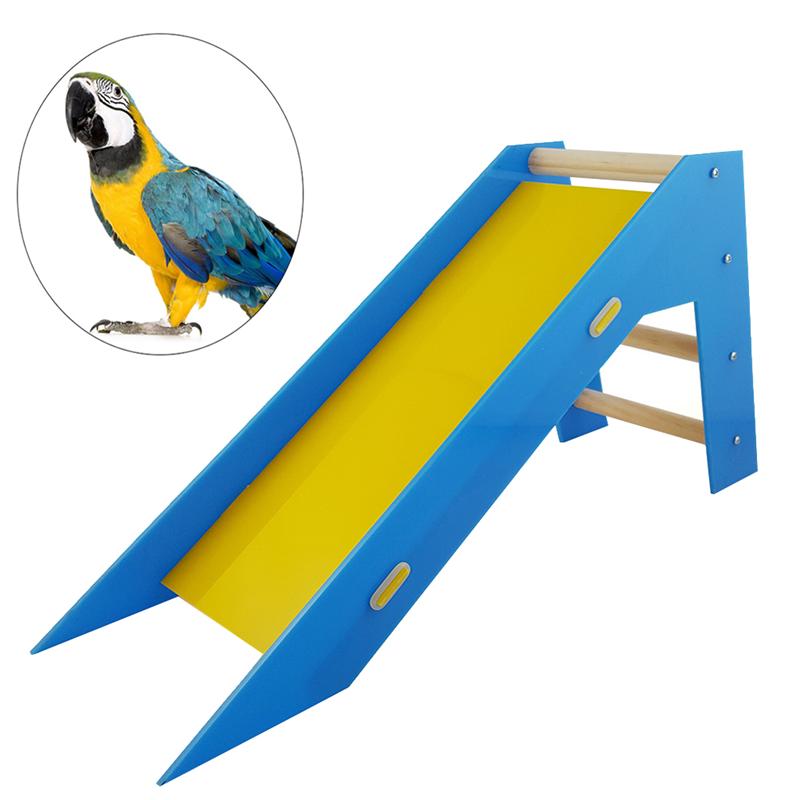 1Pc Haustier vogel Rutsche Leiter Geschick Trainng Pädagogisches Spielzeug Vogel Spielzeug Rutsche Leiter für Trainng Papagei