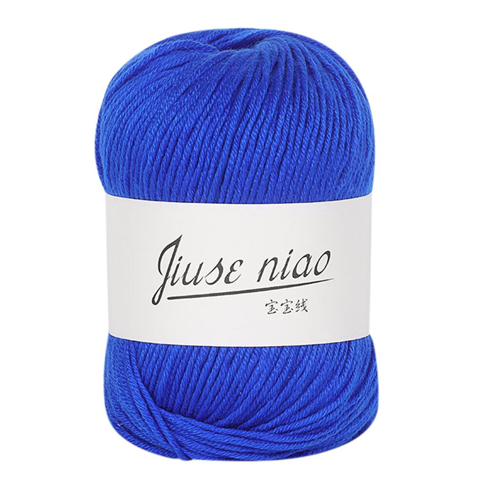 1Pc Hand-Gebreide Wollen Garen Winter Baby Huidvriendelijke Katoen Gehaakte Katoenen Draad Bal Huishouden Gebreide Kasjmier garen: A