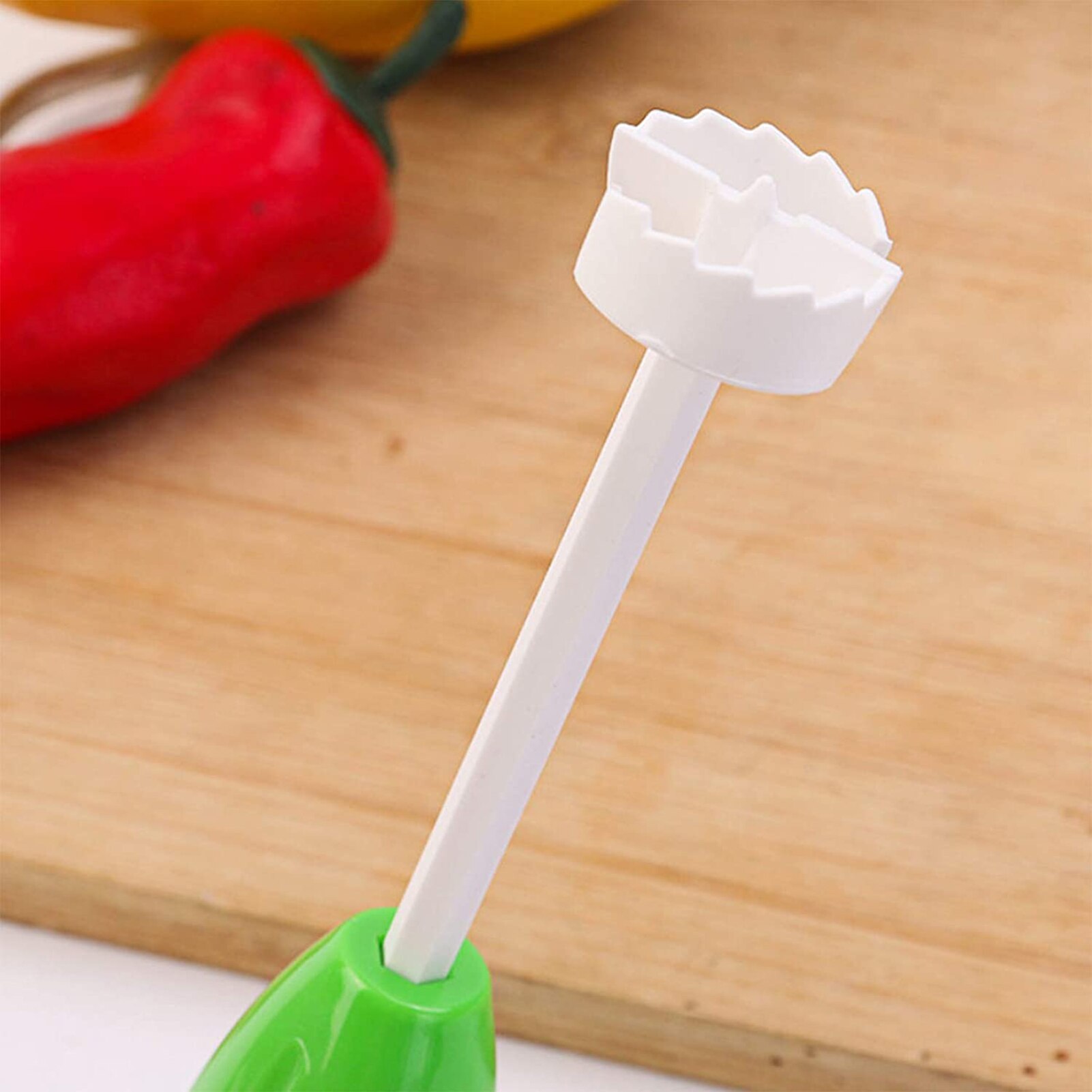 4pcs/set Vegetable Corer Spiral Cutter Digging Device Corer for Stuffed Vegetables Home Kitchen Tool LBE