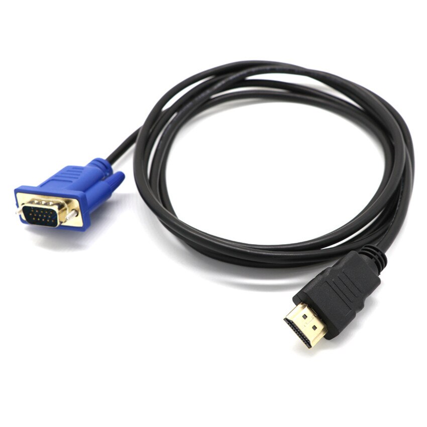 HDMI zu VGA HD Konverter Kabel Audio Kabel D-SUB Männlichen Video Adapter Kabel Blei HDTV PC Computer Monitor Für PC laptop TV