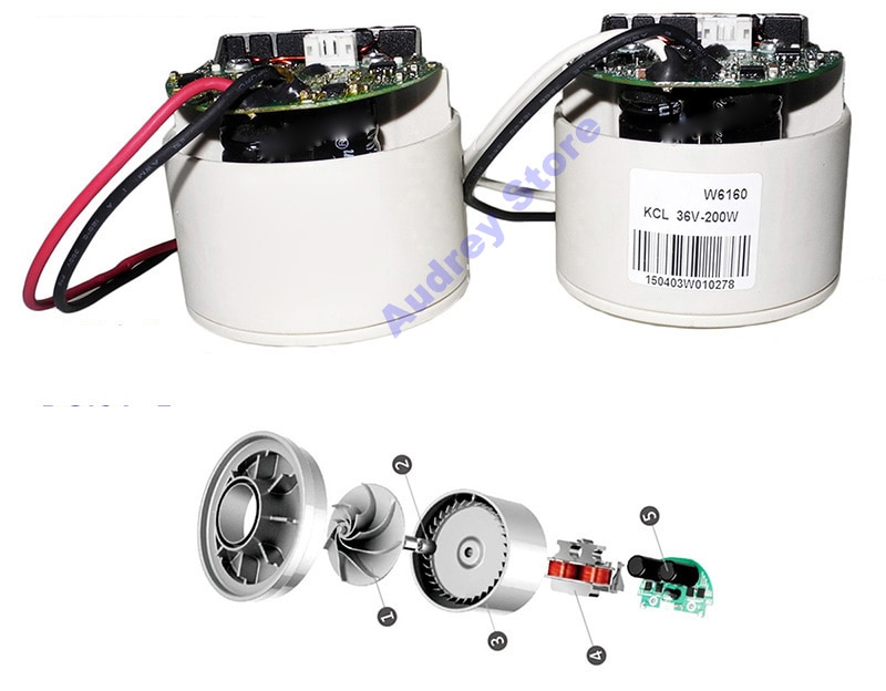 Aspirateur sans fil à Turbine de 36V, souffleur d&#39;air, moteur sans balais, bricolage de véhicule