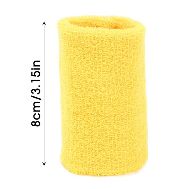 Bandeau de Poignet en Coton Anti-Humidité, Support de Poignet, Absorbant, Évaccorporelle, 202 létique, Tennis, Basket-Ball, Gym, 1/2 Pièces