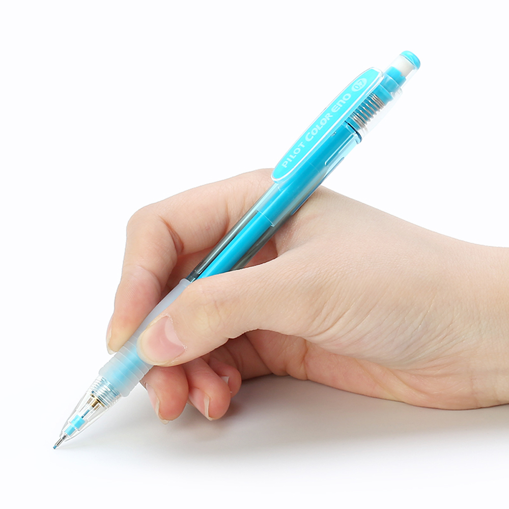 Pilot 8 Color Eno Mechanical Pencil HCR- 197 Mini Eraser Kawaii Automatic Pencils 0.7mm Cute School Office Supplies Stationery