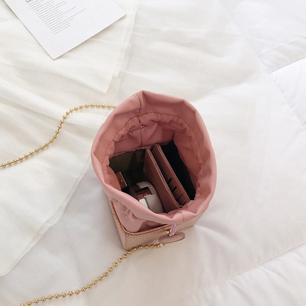 S.ikrr trekkoord emmer tas ketting doos mini tas dames luxe handtassen damestassen handtas dames schoudertas