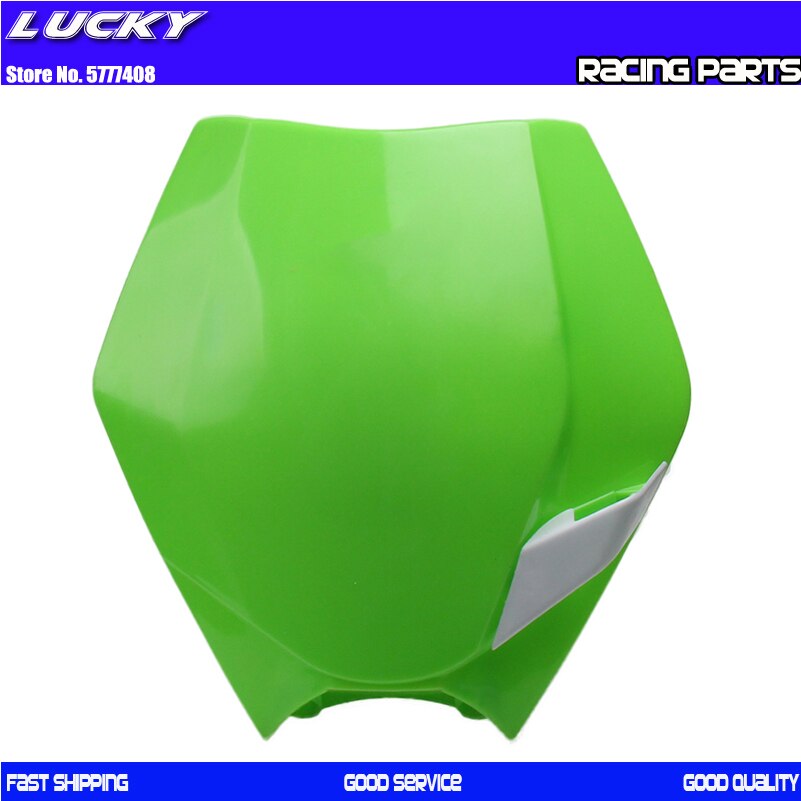 MX Plastic Front Name Number Plate For -15 SX SXF XCF 125 250 350 450 Dirt Bike Motocross Enduro