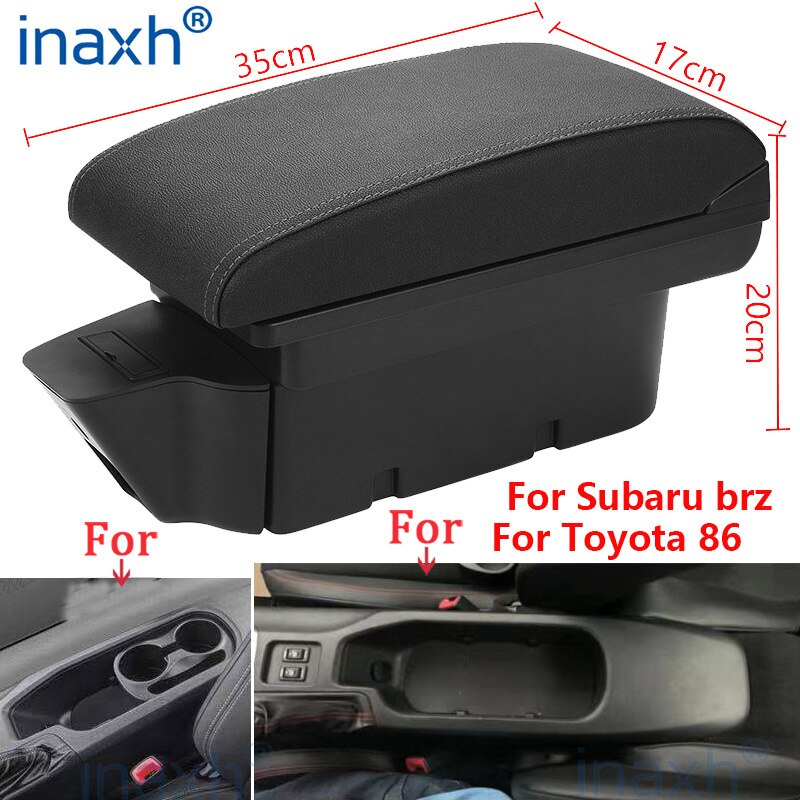 For Subaru Brz Armrest For Toyota 86 Gt86 Car Armrest Box For Scion Fr-S Frs Box storage box Auto parts Easy install