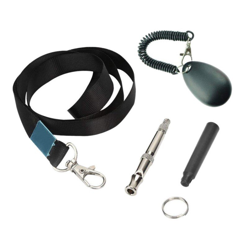 Sifflet de chien à ultrasons pour arrêter le barouage | Lanière de dressage d'animaux de compagnie, ensemble fournitures d'entraînement de chiens