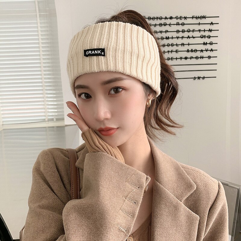 Wide-edged brief korean style wool hair band casual going versatile headpiece headband