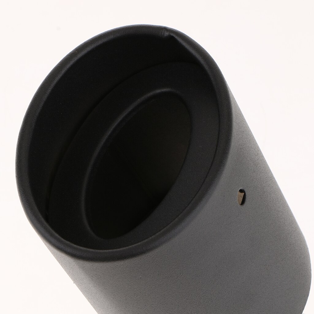 Auto Car Pipe Exhaust Muffler Tail Throat Universal 62mm Replacement Black