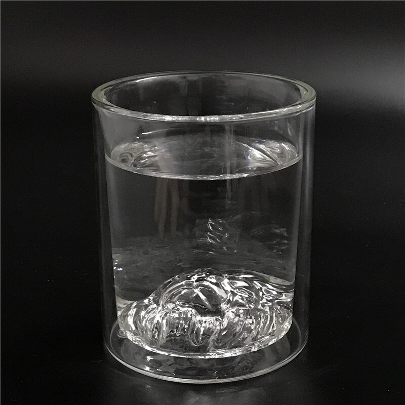 Double Wall Glass Lion Cocktail Cup Drinkware