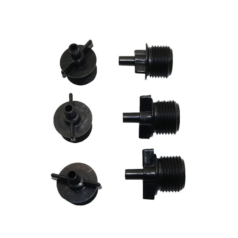 400 piezas 1/2 "macho roscado a 6mm conector adaptador atomizador boquilla conexión jardín aspersor accesorios herramientas de jardinería