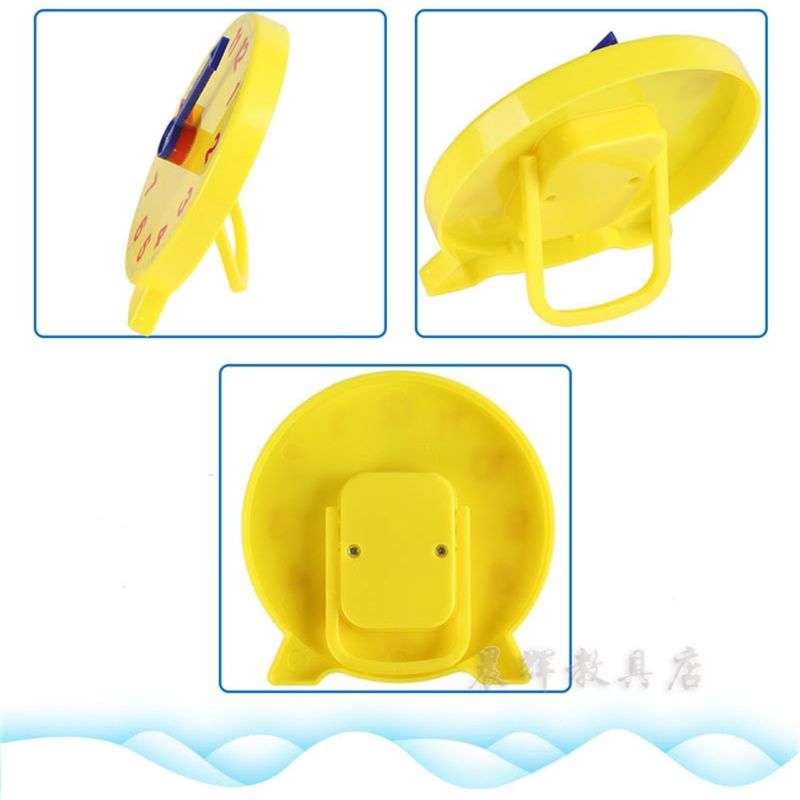 1 pezzo modello di orologio strumenti di insegnamento per bambini insegnare studente apprendimento orologio tempo educazione precoce modello di orologio regolabile