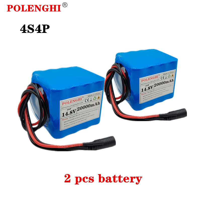 POLENGHI La batterie au lithium rechargeable 4S4P 14,8 V 20 Ah BMS est largement utilisée dans les scooters, les tricycles et autres véhicules: Violet
