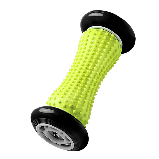 Draagbare Voetmassage Roller Fascia Roller Full Body Spierhandleiding Massage Arm Rug Been Nek Ontspanningsapparaat: Bruin